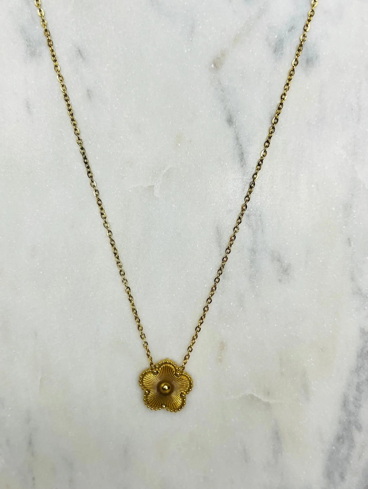 Blooming Grace Flower Necklace Manika Royale