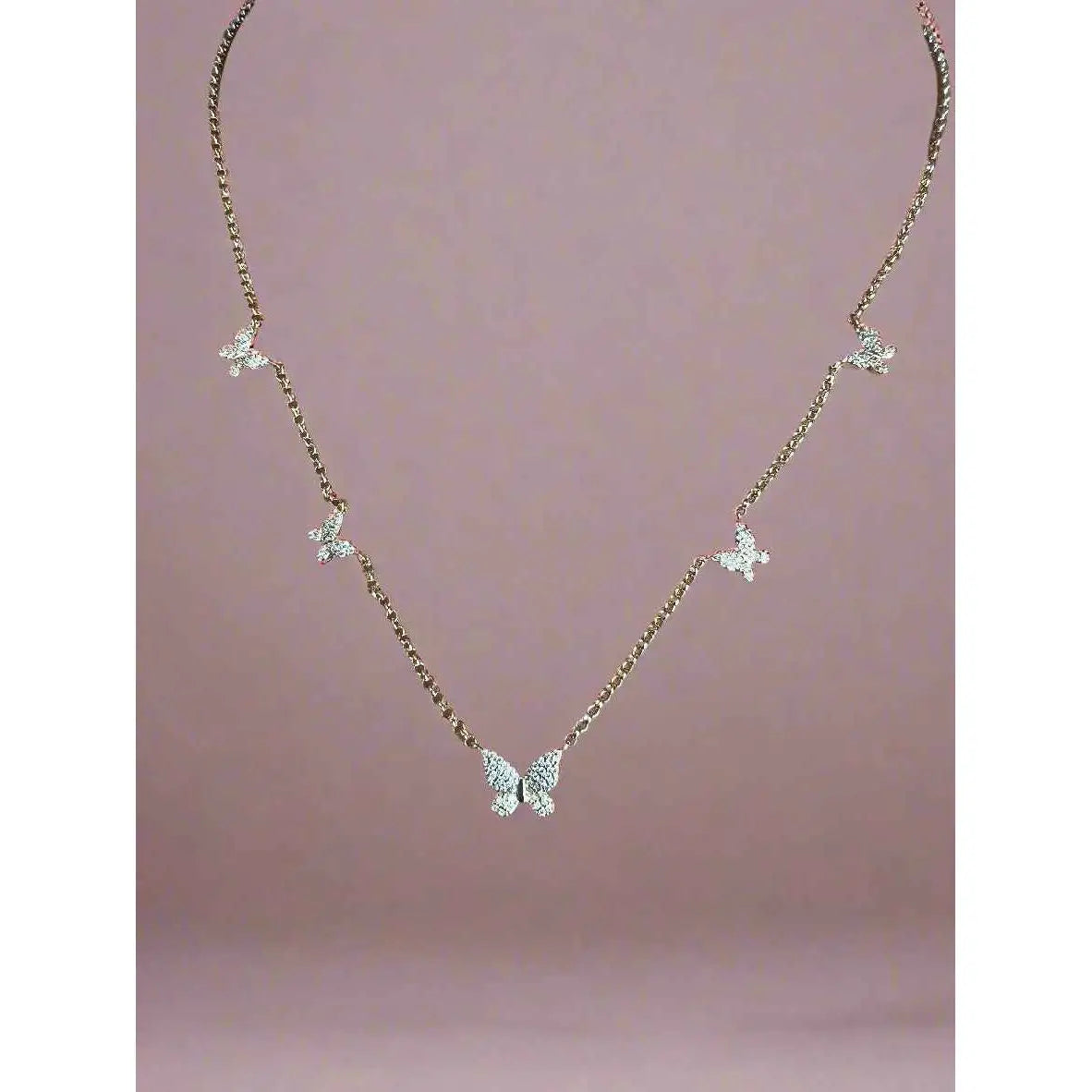 Butterfly Serenade Necklace - Manika Royale
