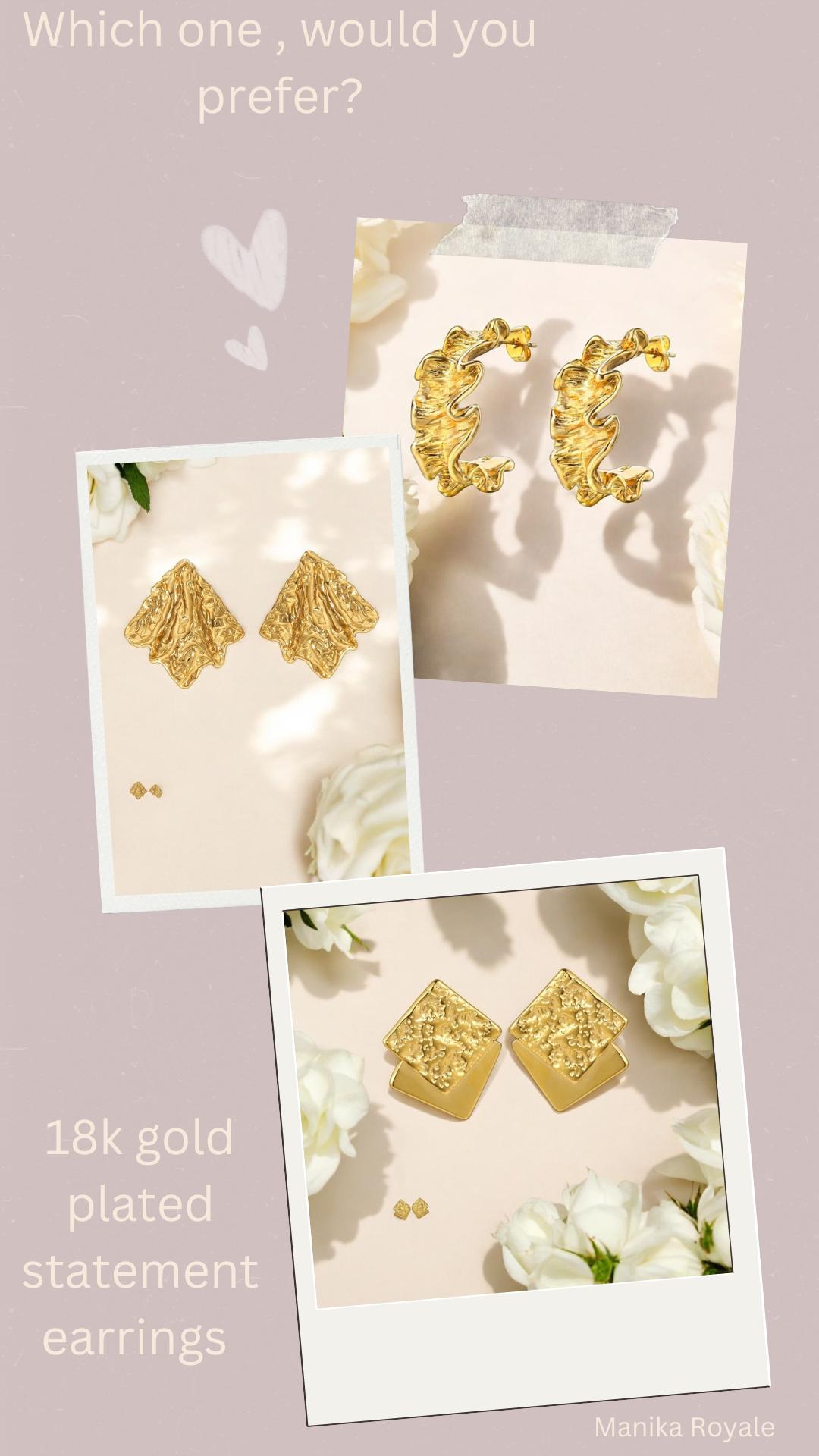 18K Gold Plated Jewelry Bundles | Waterproof Anti-Tarnish Collections | Manika Royale - Manika Royale