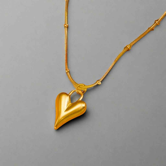 Heart's Embrace Drop Necklace - Manika Royale