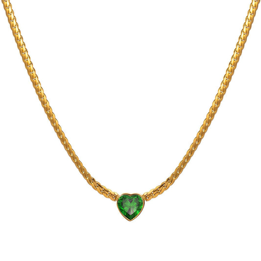 Eternal Love Heart Necklace - Manika Royale
