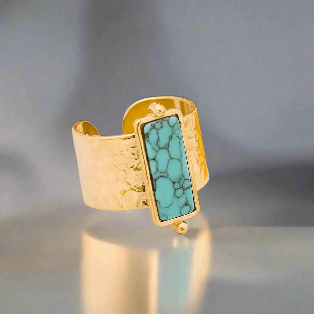 Aqua Serenity Ring - Manika Royale