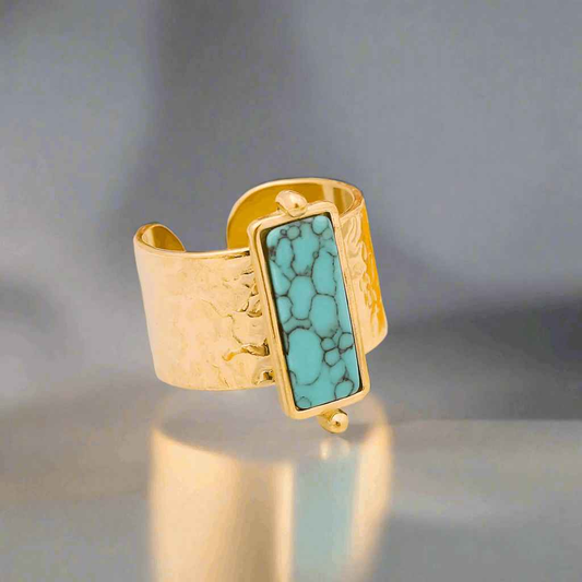Aqua Serenity Ring - Manika Royale