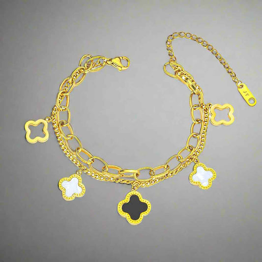 Golden Blossom Bracelet - Manika Royale