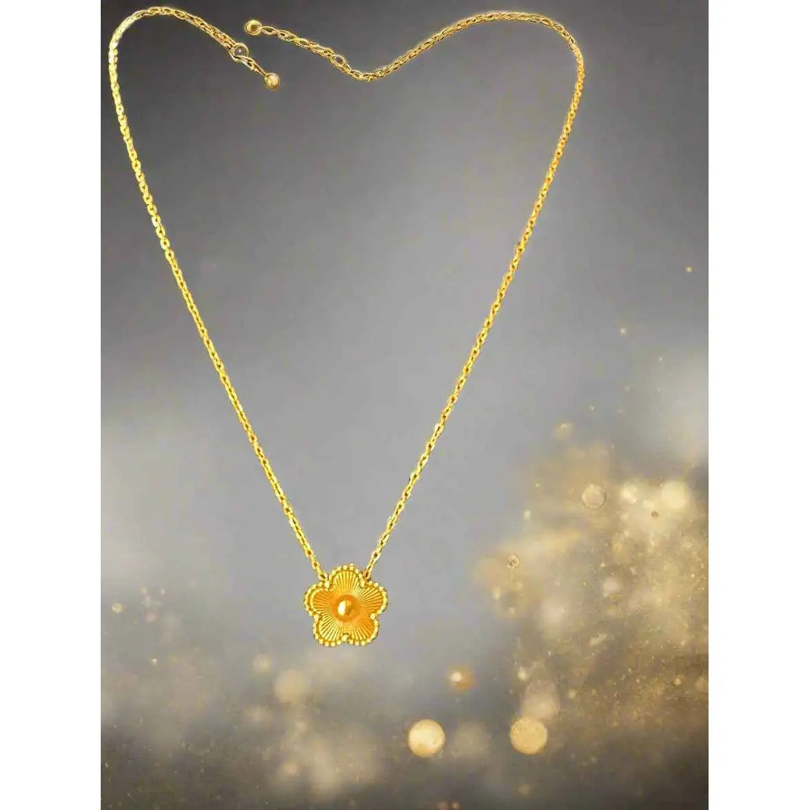 Blooming Grace Flower Necklace - Manika Royale