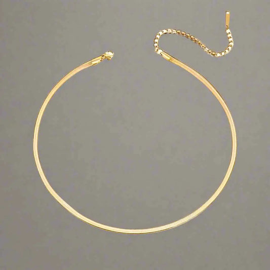 Classic Snake Chain Necklace - Manika Royale