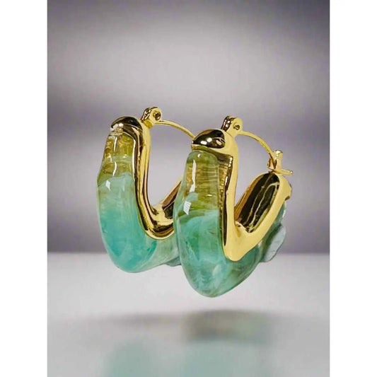 Elegance U-Curve Hoops - Manika Royale