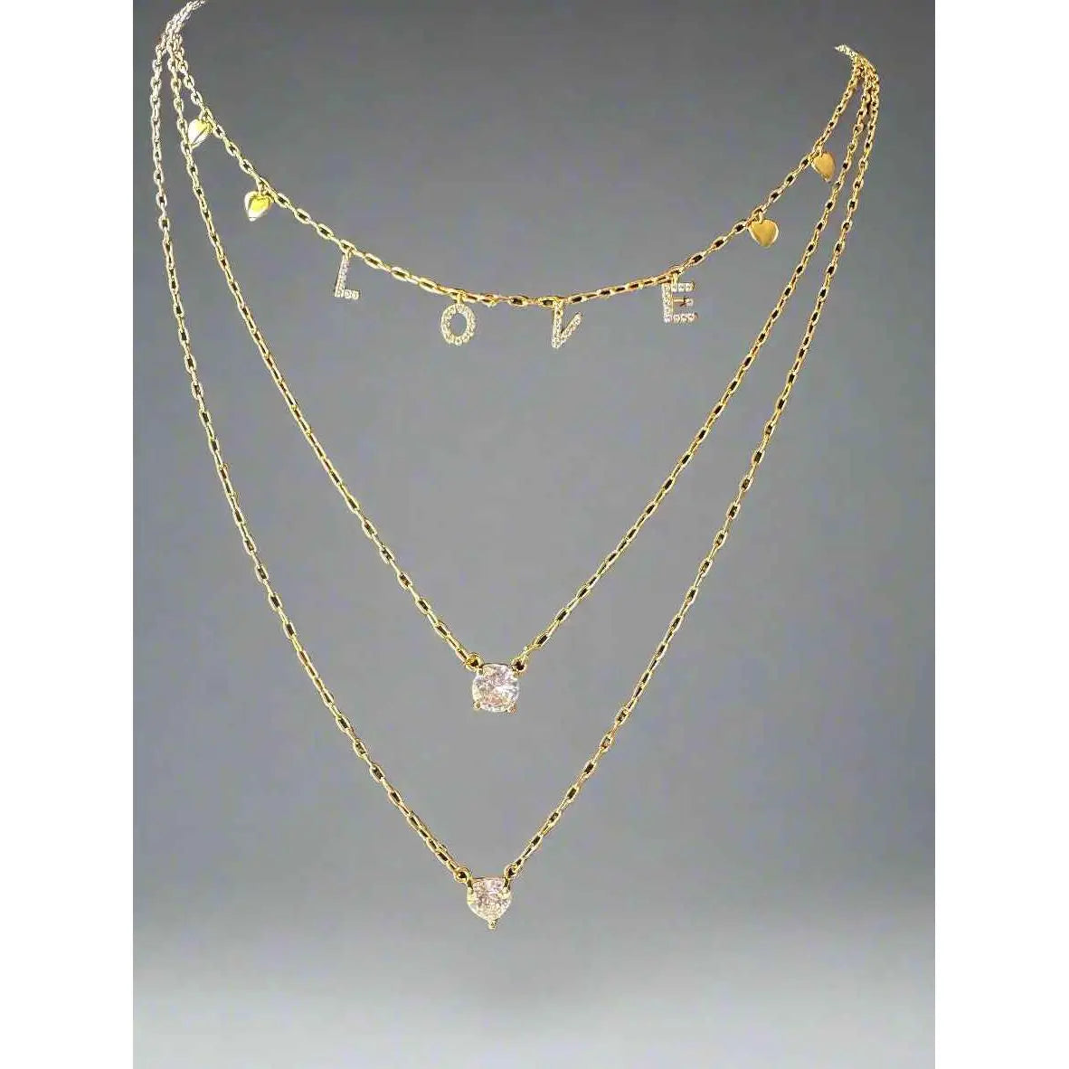 Embrace Triple Layer Necklace - Manika Royale
