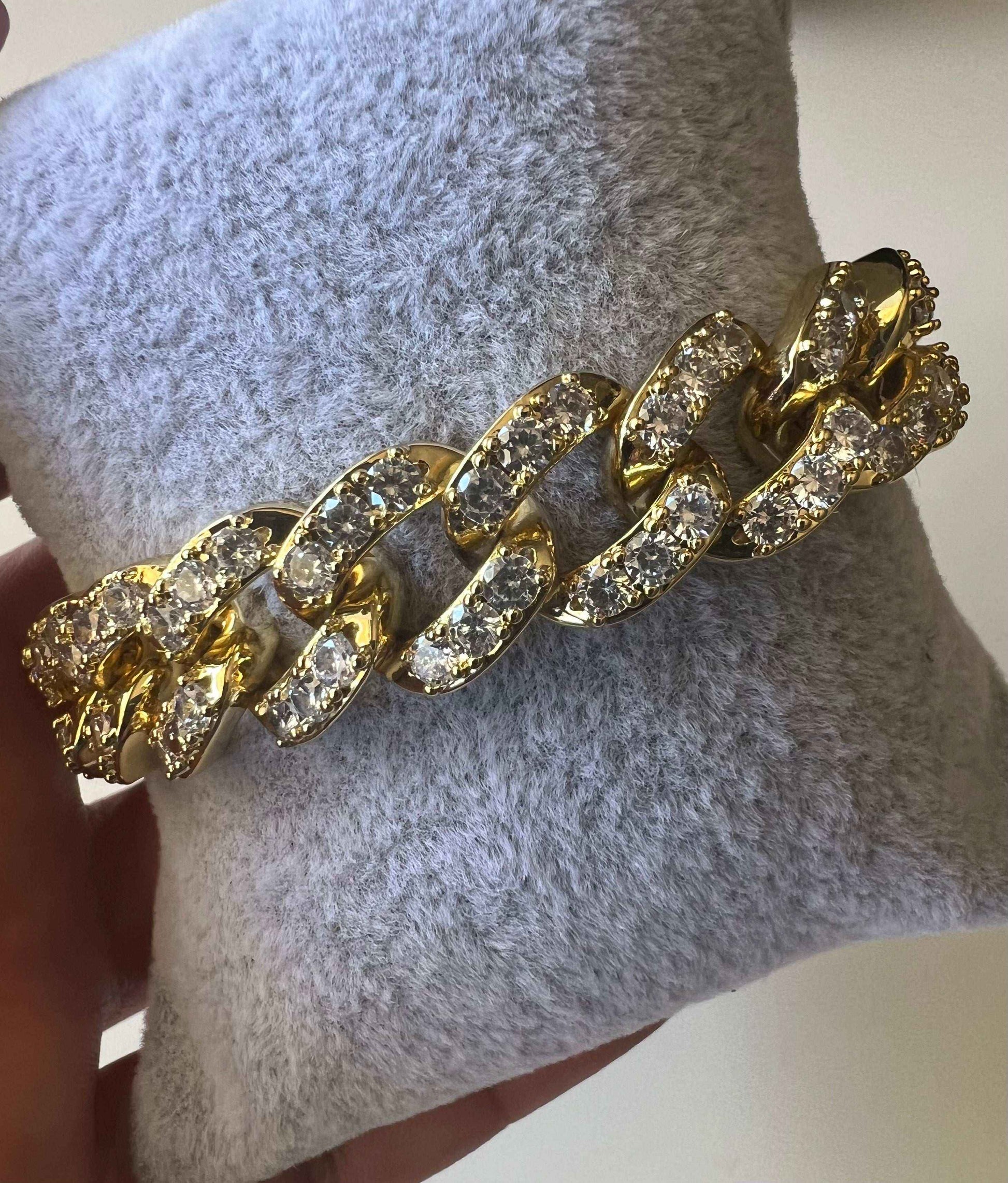 Glamour Stone Chain Bracelet - Manika Royale