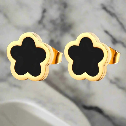 Golden Bloom Earrings - Manika Royale
