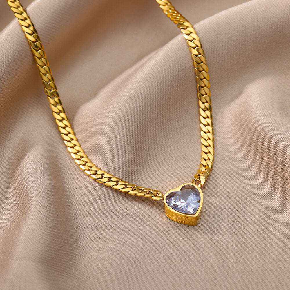 Eternal Love Heart Necklace - Manika Royale