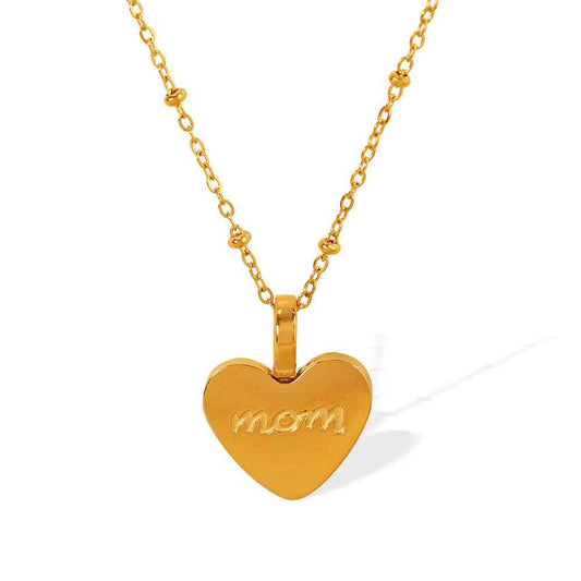 Mother's Love Pendant Chain Necklace - Manika Royale