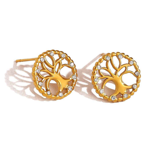 Heritage Branches Tree Earrings - Manika Royale