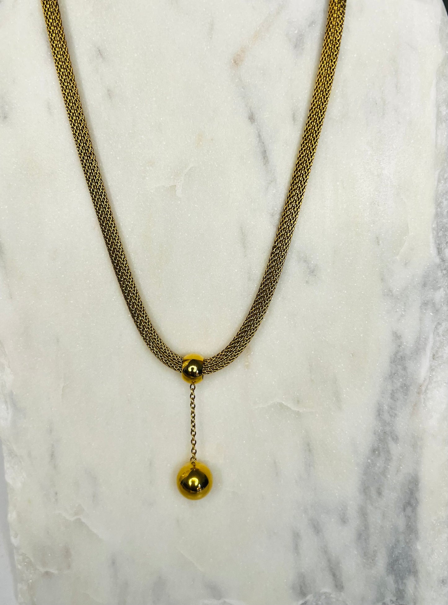 Modern Geometric Chain Necklace