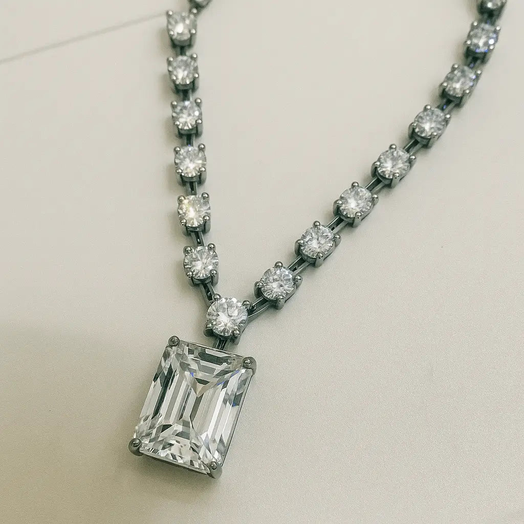 Mystic Aura Stone Necklace Manika Royale
