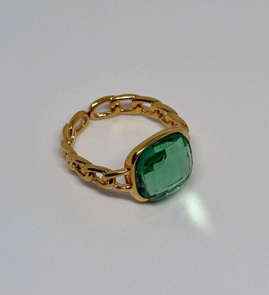 Radiant Circle Ring - Manika Royale