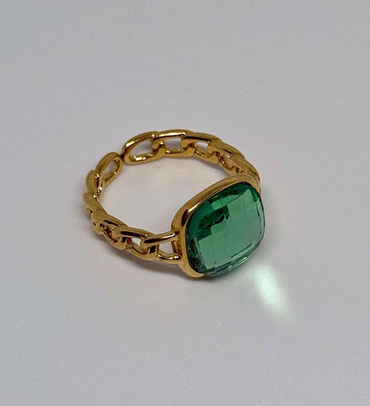 Radiant Circle Ring - Manika Royale