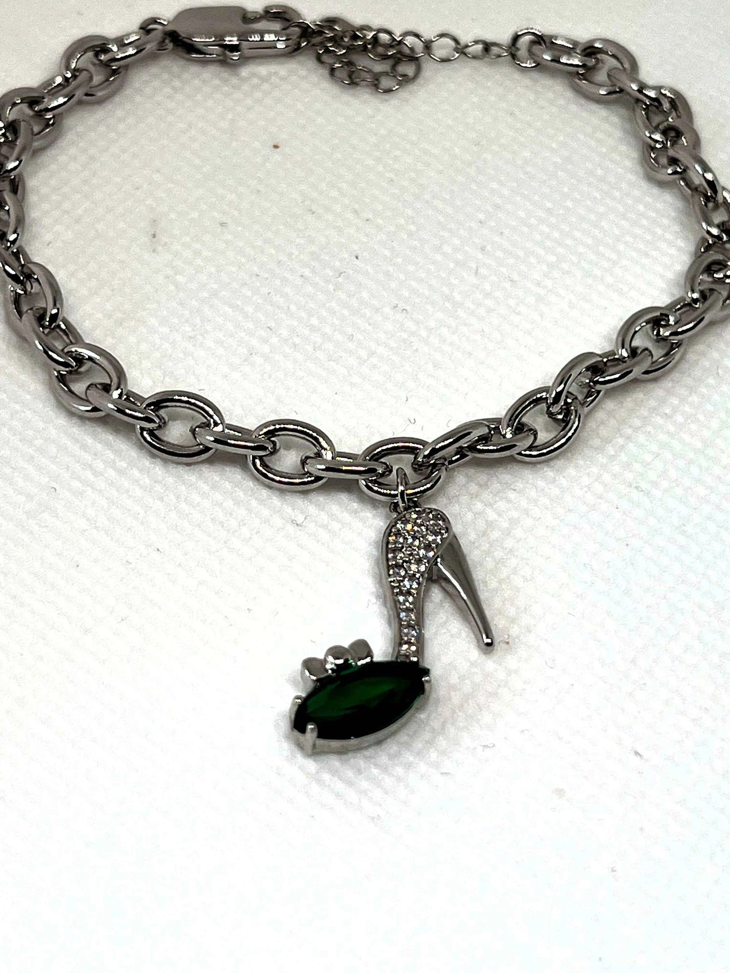 Stiletto Charm Chain Bracelet - Manika Royale