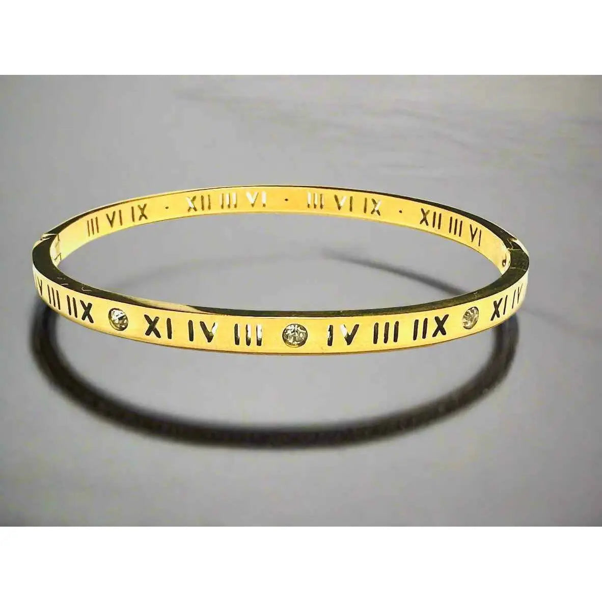 Timeless Numeral Bangle - Manika Royale