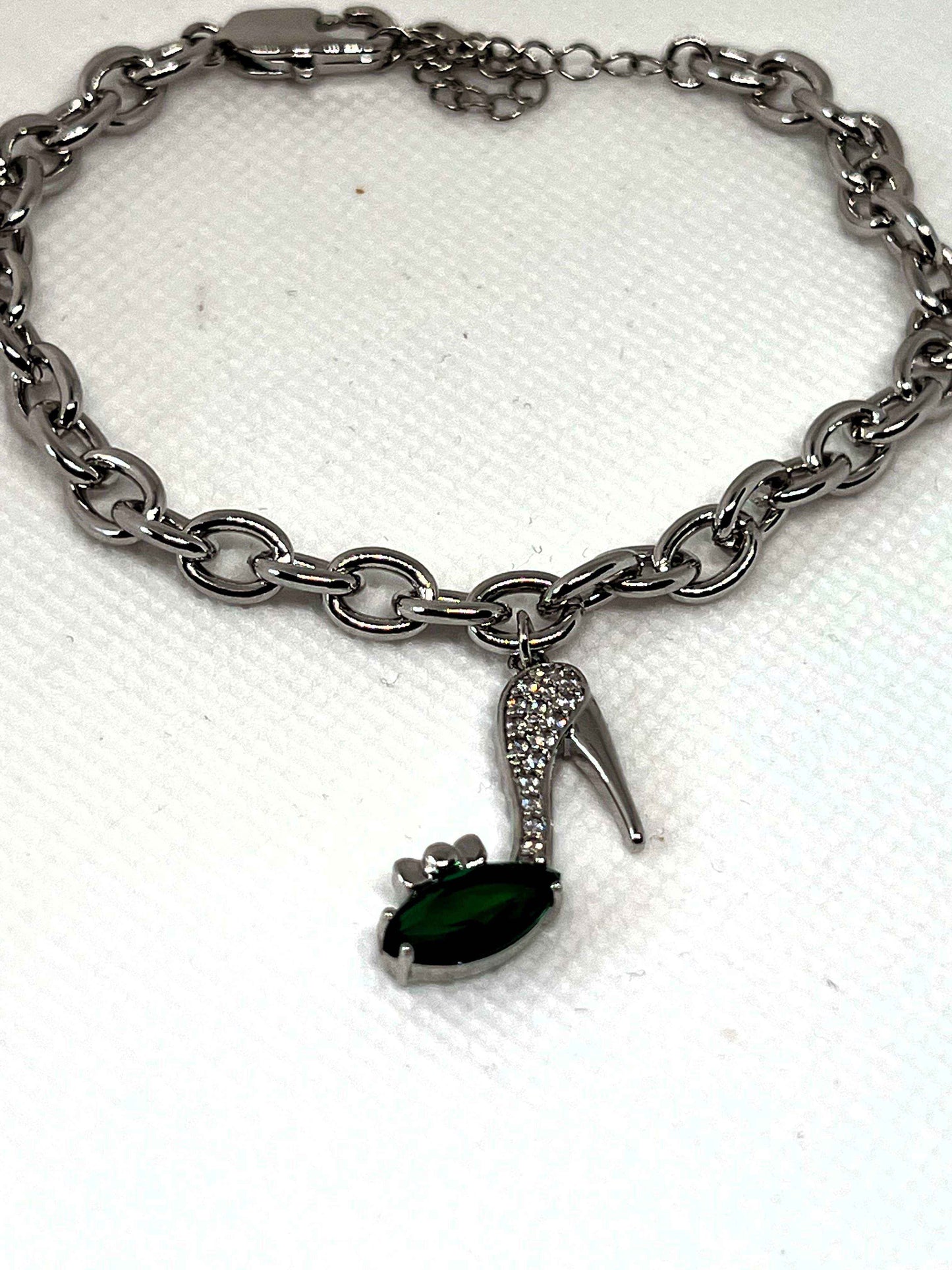 Stiletto Charm Chain Bracelet - Manika Royale