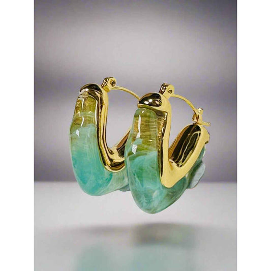 Elegance U-Curve Hoops - Manika Royale