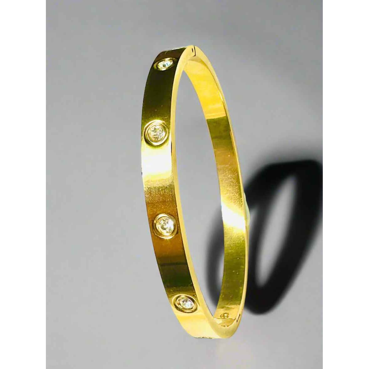 Opulent Stone Bangle - Manika Royale