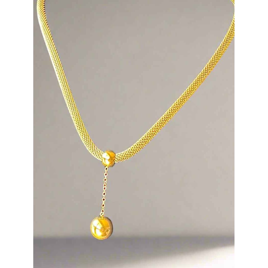 Modern Geometric Chain Necklace - Manika Royale