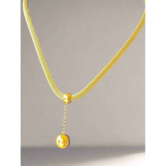 Modern Geometric Chain Necklace - Manika Royale