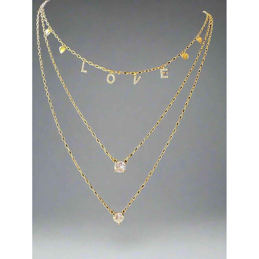 Embrace Triple Layer Necklace - Manika Royale