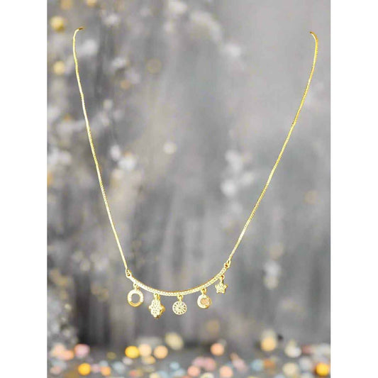 Charm Cascade Necklace - Manika Royale