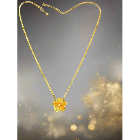Blooming Grace Flower Necklace - Manika Royale