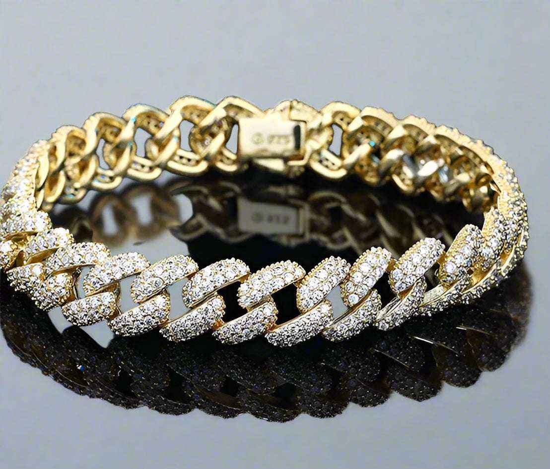 Glamour Stone Chain Bracelet - Manika Royale