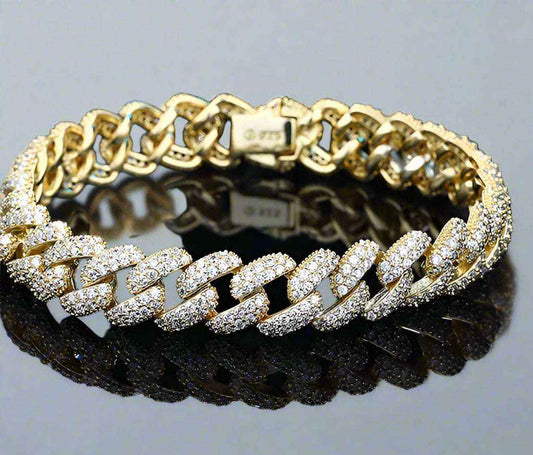 Glamour Stone Chain Bracelet - Manika Royale