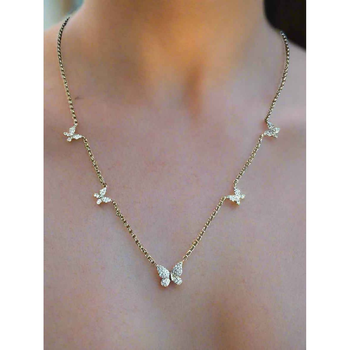 Butterfly Serenade Necklace - Manika Royale