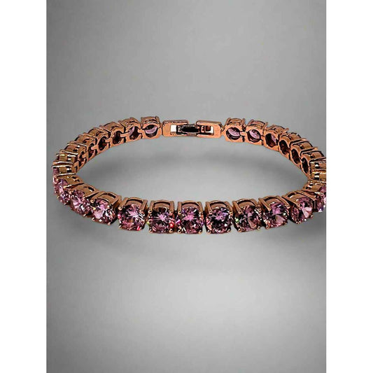 Pink Radiance Diamond Bracelet - Manika Royale