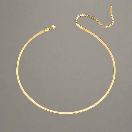 Classic Snake Chain Necklace - Manika Royale