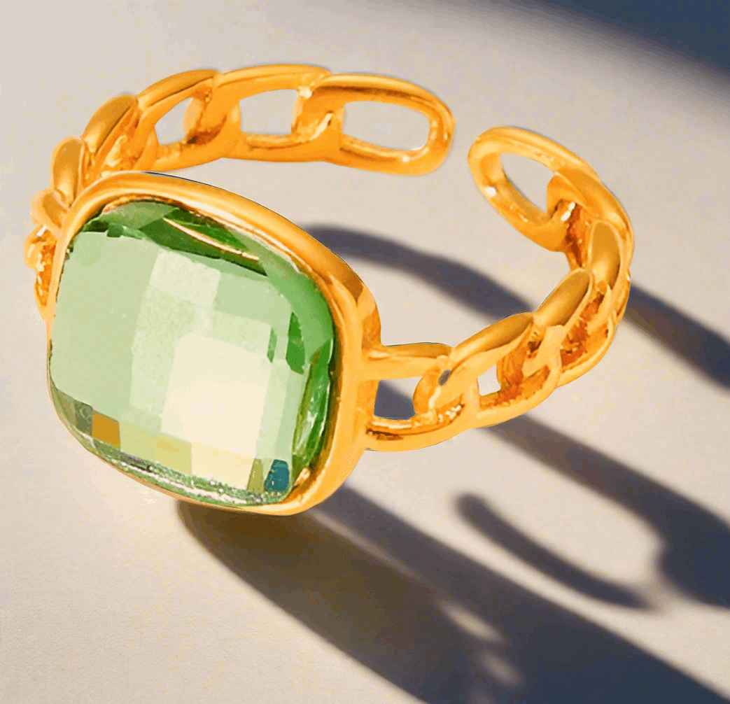 Radiant Circle Ring - Manika Royale