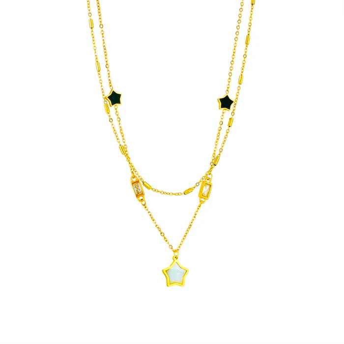 Celestial Geometry Necklace - Manika Royale